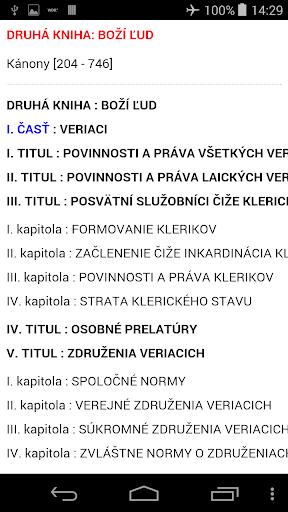 Kódex kánonického práva Screen 3
