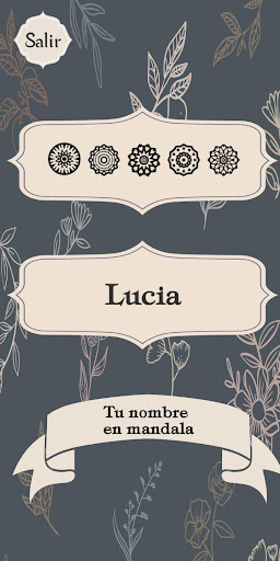 Tú nombre en mandalas