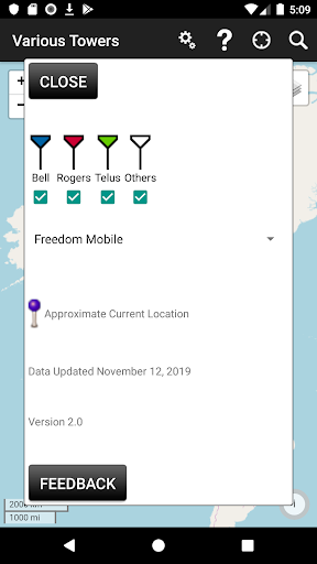 TowerLocator Canada Screen 2