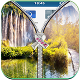 Waterfall Paradise Zipper Lock icon