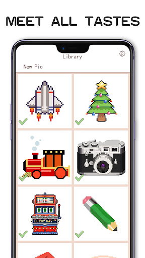 Pixel Art Coloring Games androidhappy screenshots 2