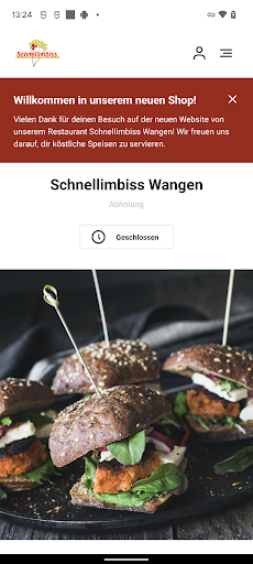 Android application Schnellimbiss Wangen screenshort