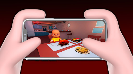 Dark Evil Baby House Wallpaper