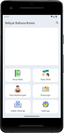 Android application Belajar Bahasa Korea Offline screenshort