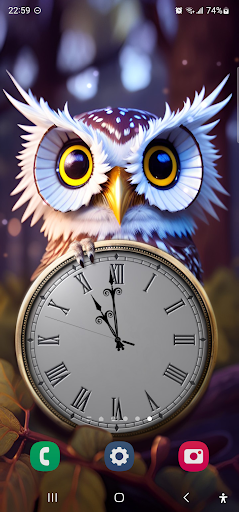 Hourly chime clock + wallpaper Screen 3