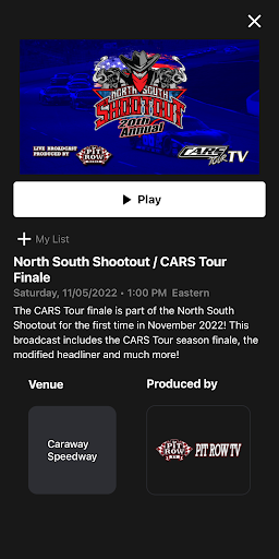 Pit Row TV Screen 2