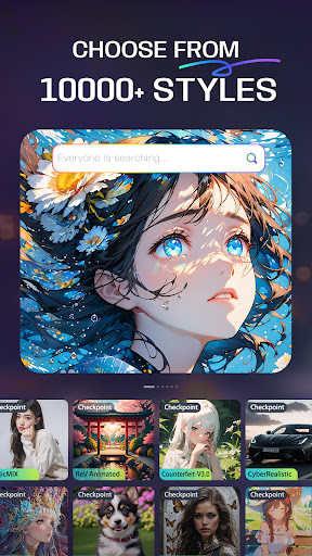 SeaArt: AI Art Generator Screen 2