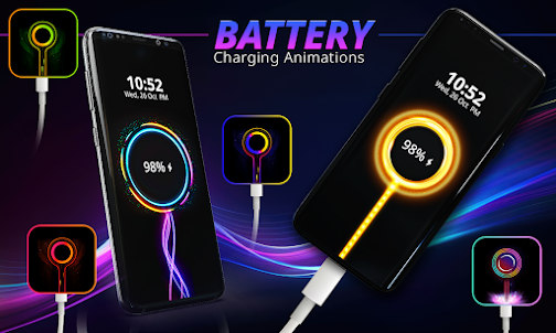 Battery Charging Animations 4K
