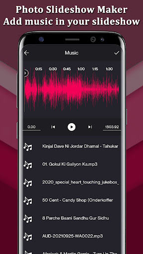 Photo Slideshow Video Maker Screen 3