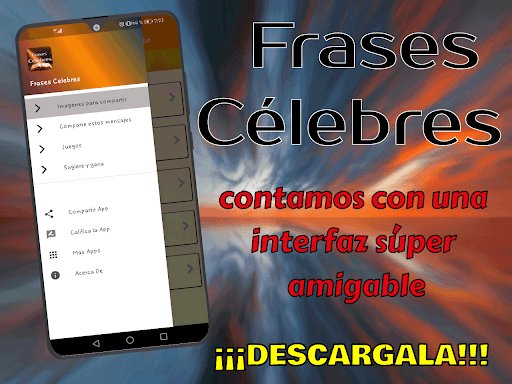 Android application Frases Celebres-mente positiva screenshort