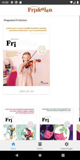 Android application Magasinet FRISKOLEN screenshort