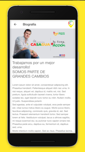 Casagua App Screen 3