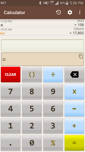 Calculator Screen 2