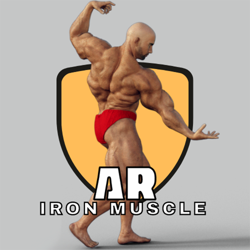 Iron Muscle AR bodybuilding logo