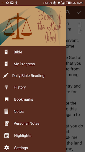 Android application Five Books Of Moses - BBE Pro screenshort
