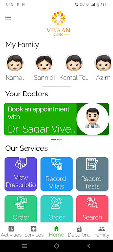 Vivaan clinic Screen 3