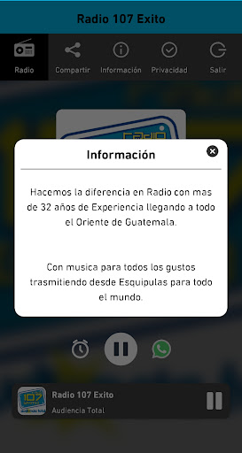 Radio 107 Éxito Screen 2