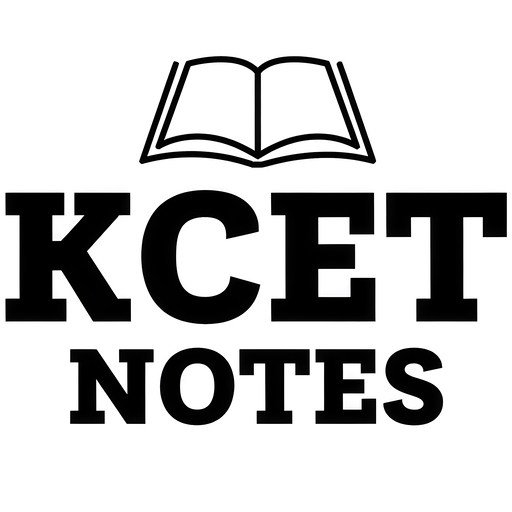 KCET Notes and Question Papers