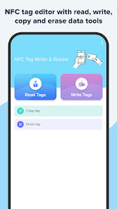 Captura de Pantalla 2 NFC Tag Writer & Reader android