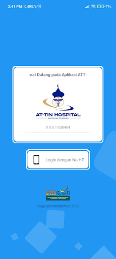 Android application ATTIN HOSPITAL BAWEN screenshort