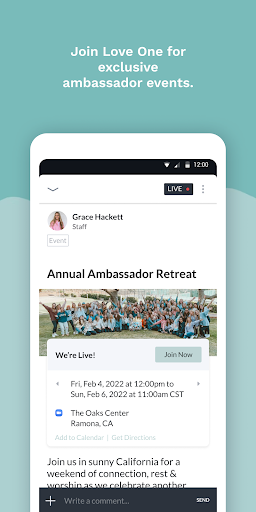 Love One Ambassadors Screen 3