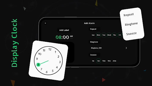 Big Clock Display Lock Screen Screen 2