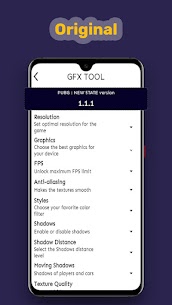 GFX tool for pubg Apk new state app for Android 2