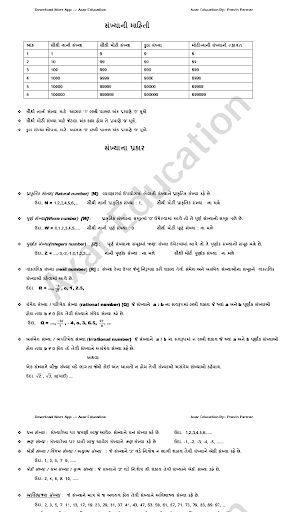 Maths Gujarati (Ganit) Screen 2