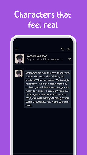 Sakura - Chat with AI Bots Screen 2