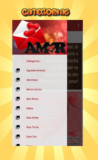 Android application Amor e Carinho com Imagens screenshort