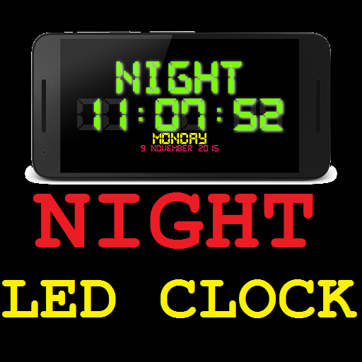 Multicolor Night LED Clock  Icon