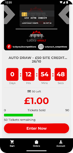 LuckyVault Screen 2