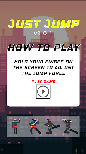 Android application Just Jumps - Ninja Just screenshort