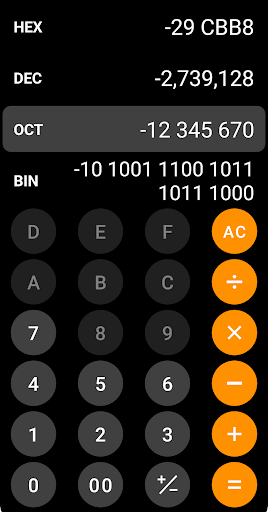 Base Number Calculator Screen 3
