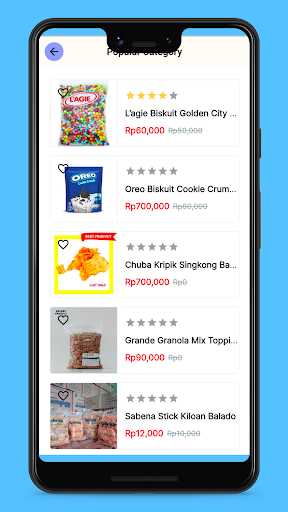 Central Snack App Screen 3