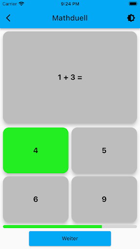 Android application Mathduell - Kopfrechnen üben screenshort