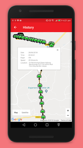 Robi Vehicle Tracking Screen 2