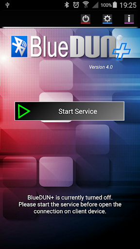 Android application BlueDUN+ X12 screenshort