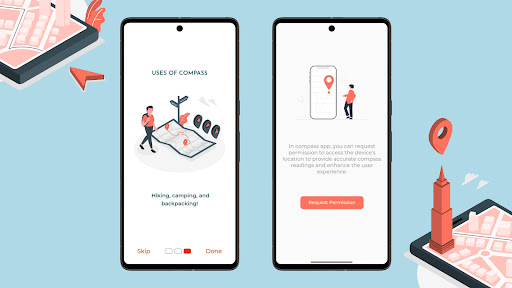 Wanderlust Compass Screen 2