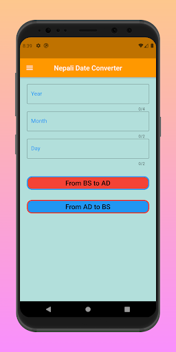 Nepali Date Converter-BS to AD Screen 2