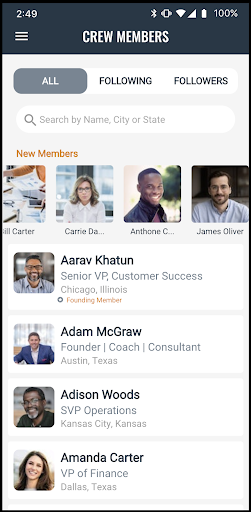 Crew Exec Screen 2