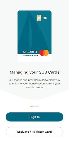 Shore United Bank Credit Card Screen 3