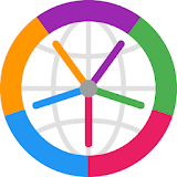 Horzono time zones world clock icon