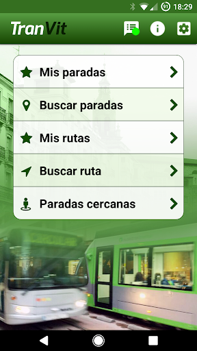 Android application TranVit Vitoria-Gasteiz screenshort