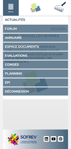 SOFREV Entreprise Screen 2