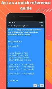 C++ Programming Recall Screenshot