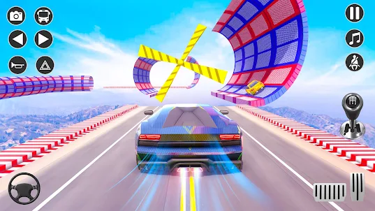 GT Car Stunts Mega Ramp Games