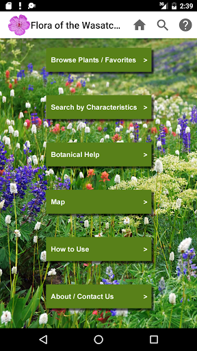 Screenshot of Flora of the Wasatch