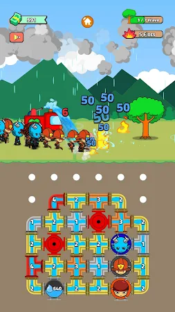 Game screenshot Fireflow Merge apk download