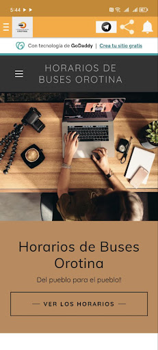Horarios de Buses Orotina Screen 2